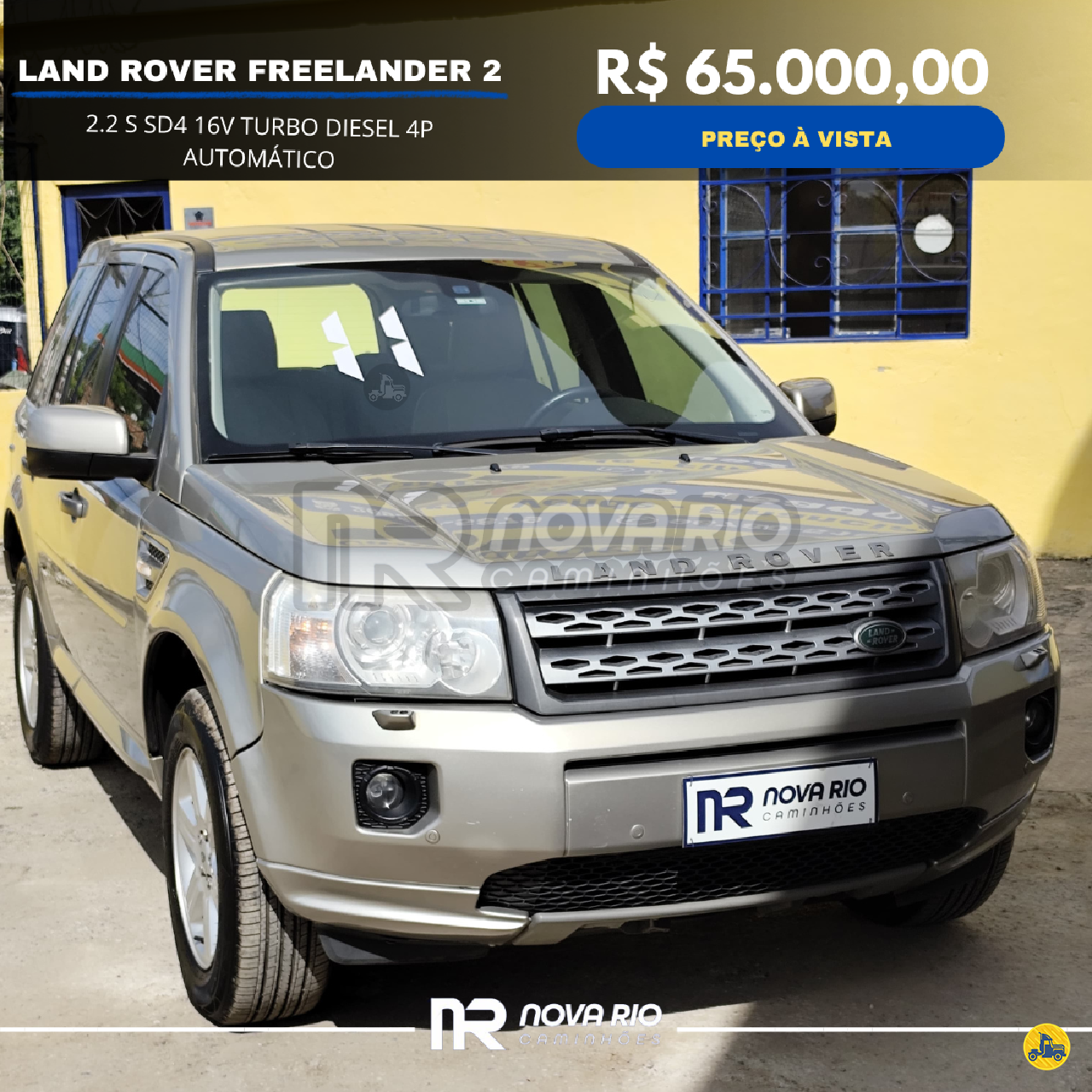 CARRO LAND ROVER Freelander2 2.2 S  Nova Rio Caminhões NOVA IGUACU RIO DE JANEIRO RJ